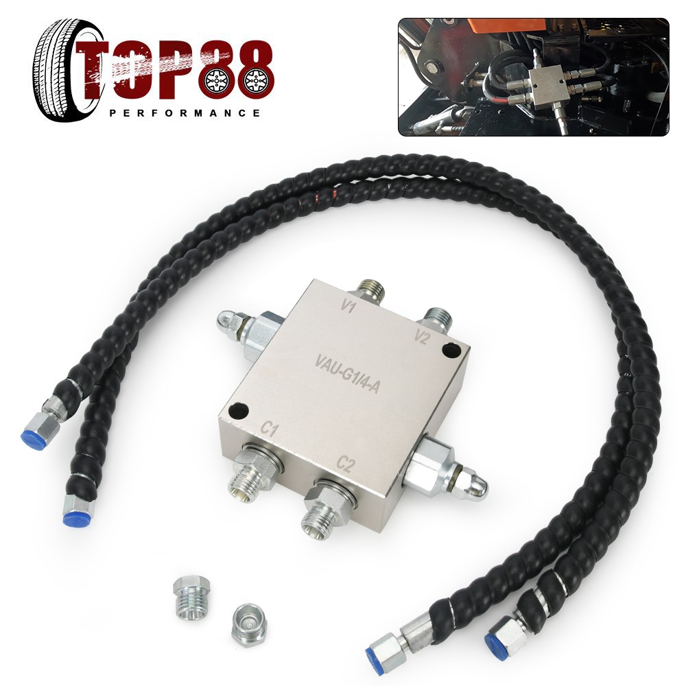 Chinese Mini Excavator Cushion Valve Kit Complete for Swivel Motor Assembled US