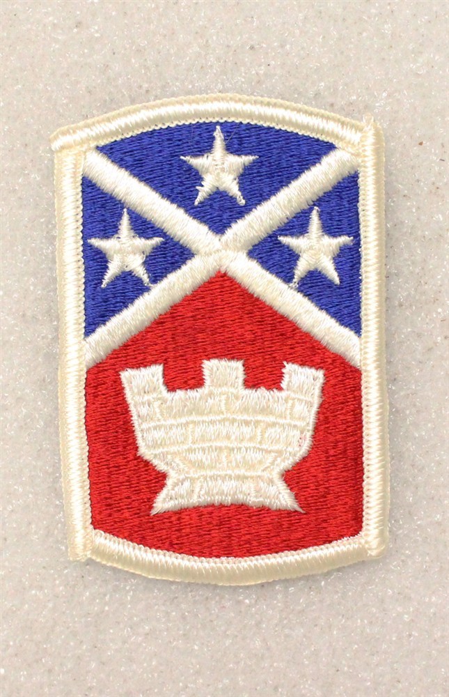 Army patch 5127 - 194th Engineer Brigade w/merrowed edge