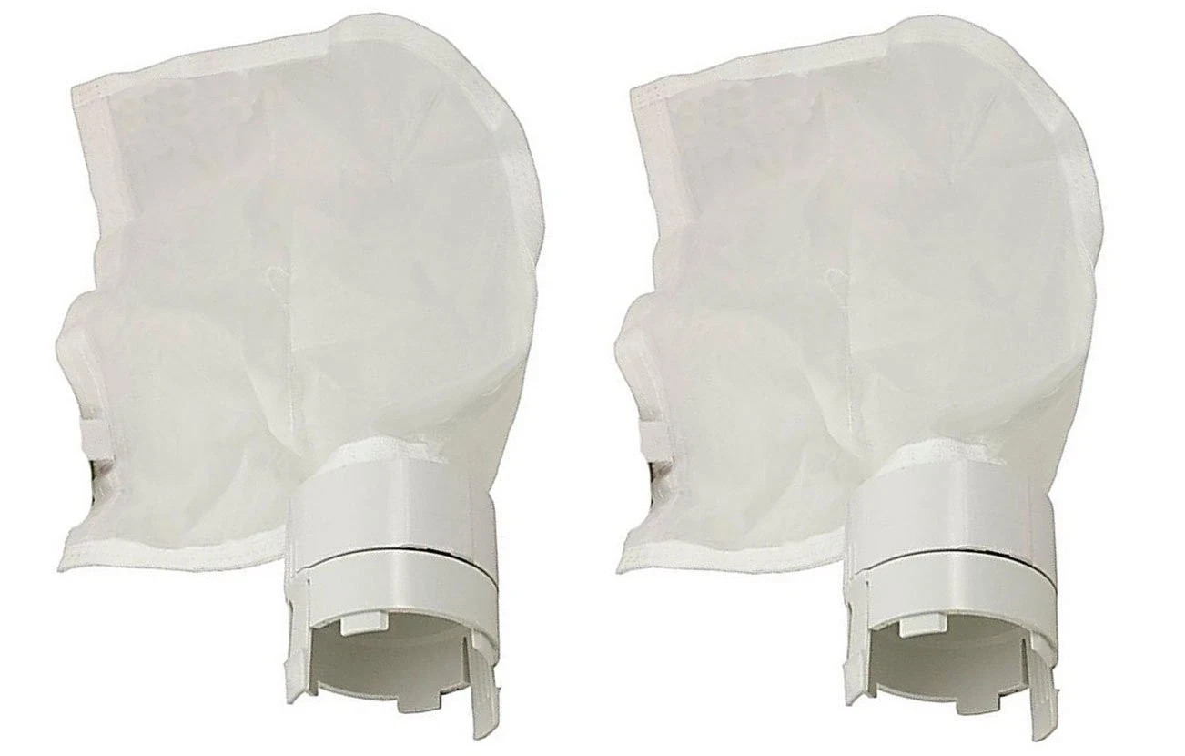 2-Pack ATIE Pool Cleaner Sand & Silt Bags Replacement for 9-100-1015 White