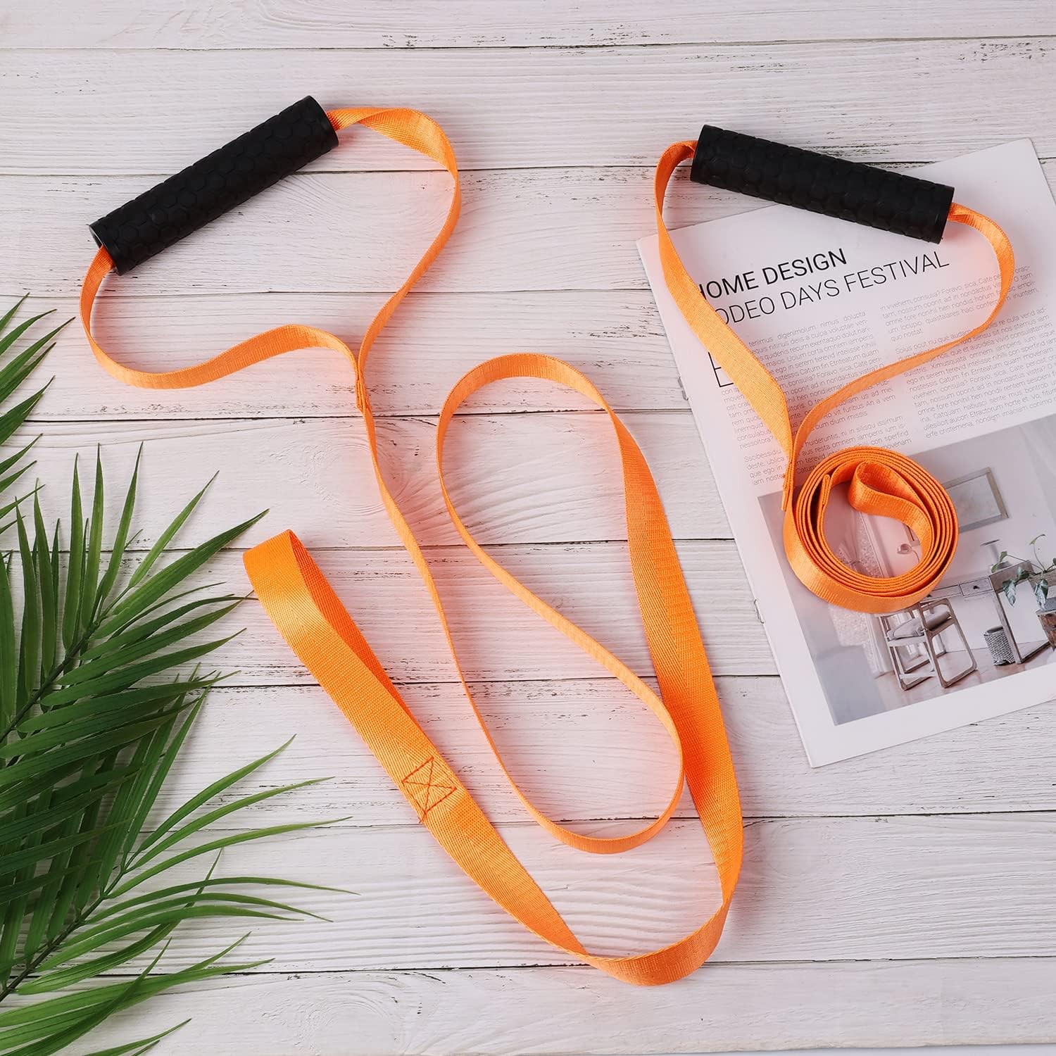 2pcs Deer Drag Harness, Orange Deer Puller Sled Rope with Self-Lock Loop and Eas