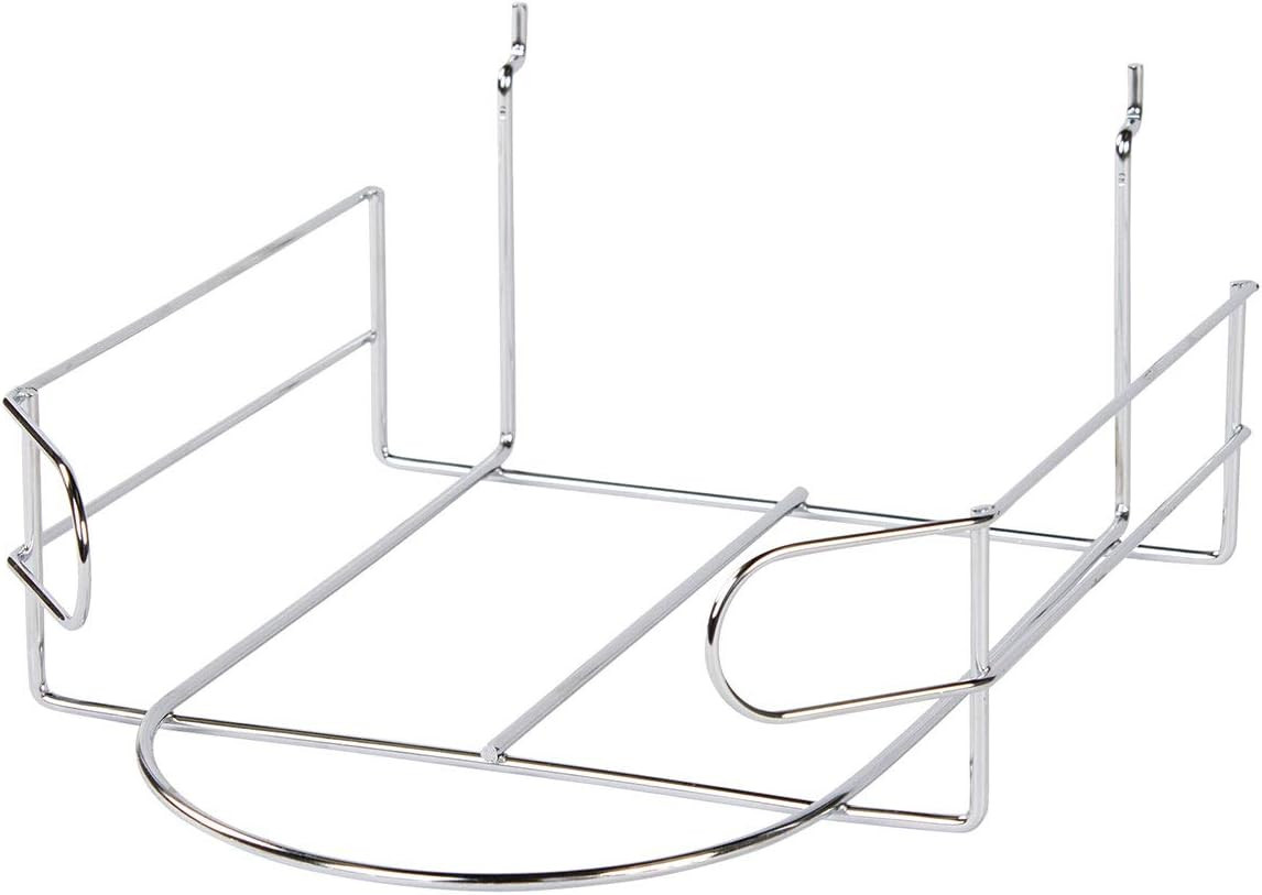 Chrome Wire Cap Display for Slatwall or Pegboard (8-5/8" X 10-3/4" X 3"H)