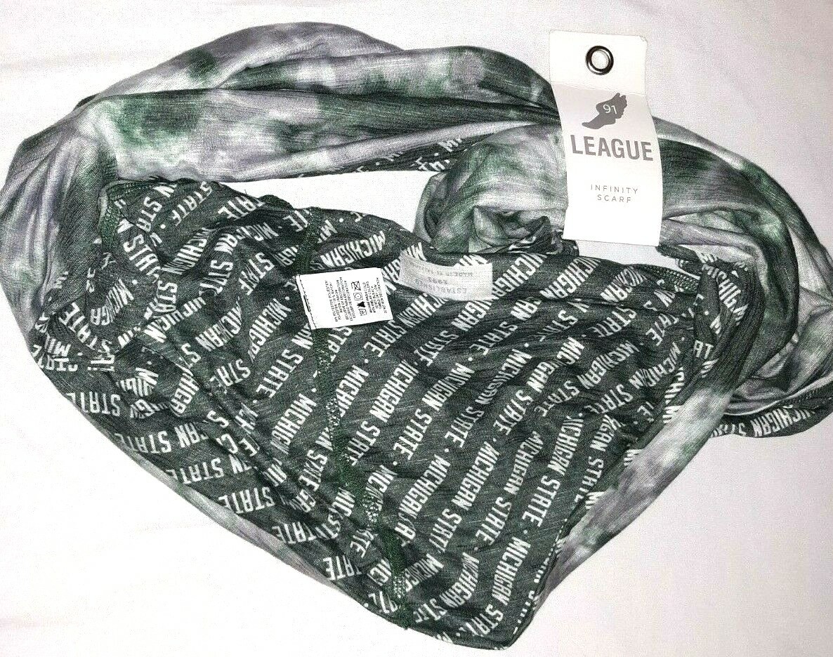 League 91 Infinity Scarf Michigan State Polyester Rayon