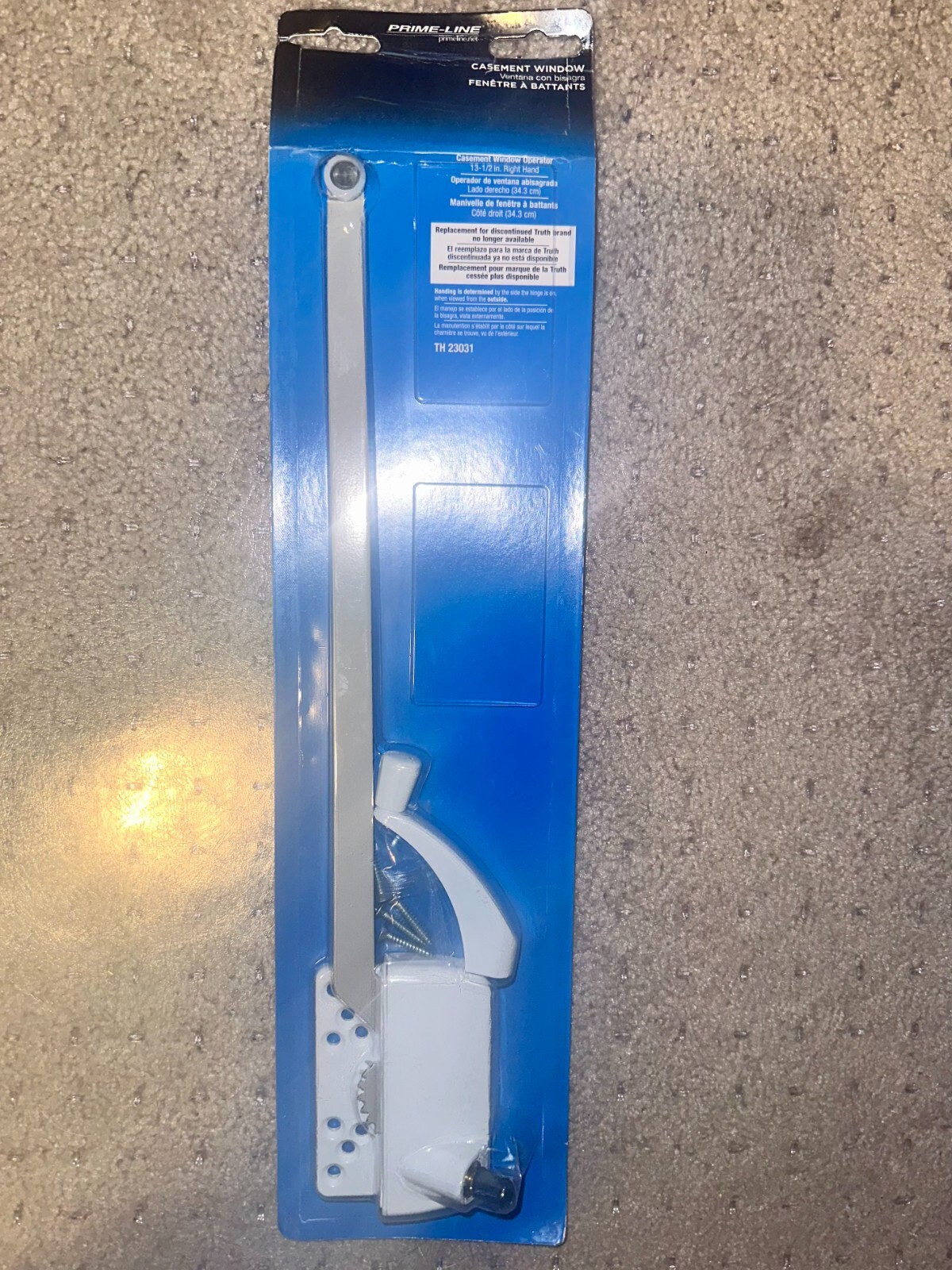 Prime-Line Casement Window Operator Right Hand 13-1/2 inch TH 23031