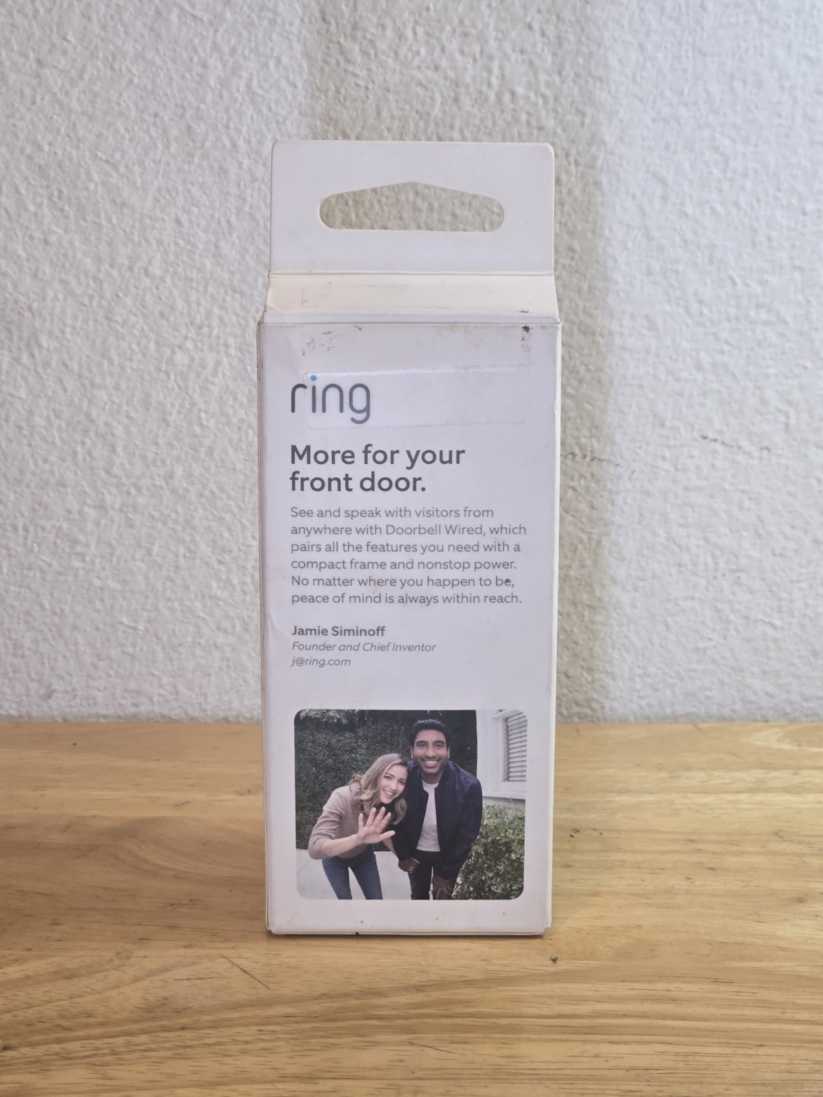 Ring Camera Doorbell Wired | Untested