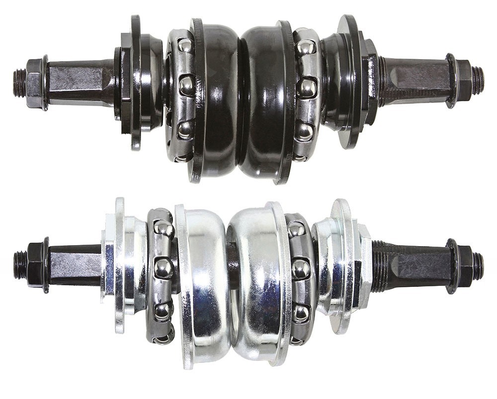 F&R Bicycle Bottom Bracket Conversion Kit 1 Piece - 3 Piece Crank 132mm 2 Colors