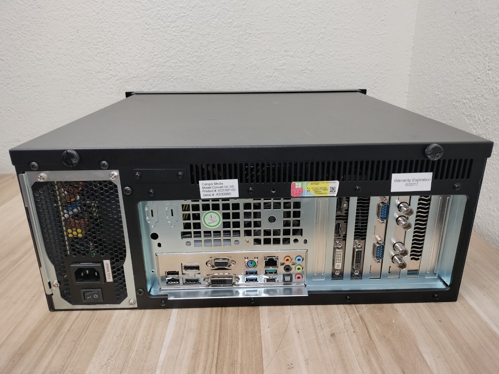 COMPIX ConverG1 HD Single Channel HD-SDI/SD-SDI Broadcast Graphics System