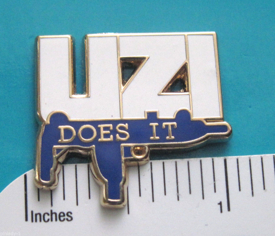 UZI Does It - Hat pin ,  lapel pin , tie tac , hatpin GIFT BOXED