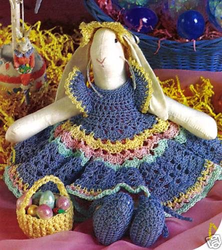 CUTE Bunny Delight Dress/Crochet Pattern INSTRUCTIONS ONLY