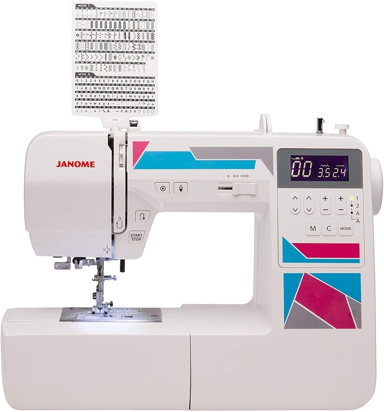 Janome MOD-200 Fully-Featured Computerized Sewing Machine see details, MSRP:$999