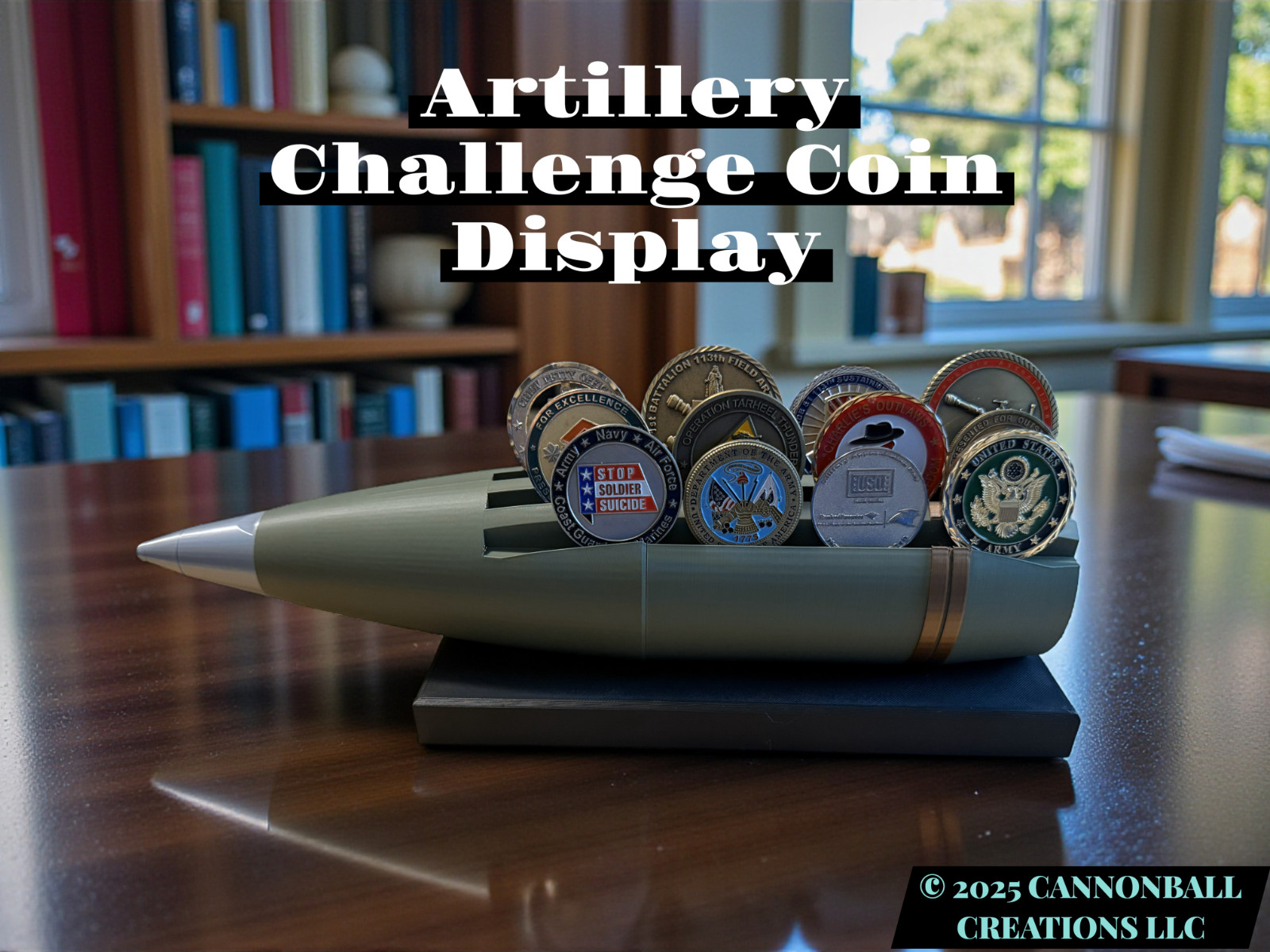Artillery Challenge Coin Display
