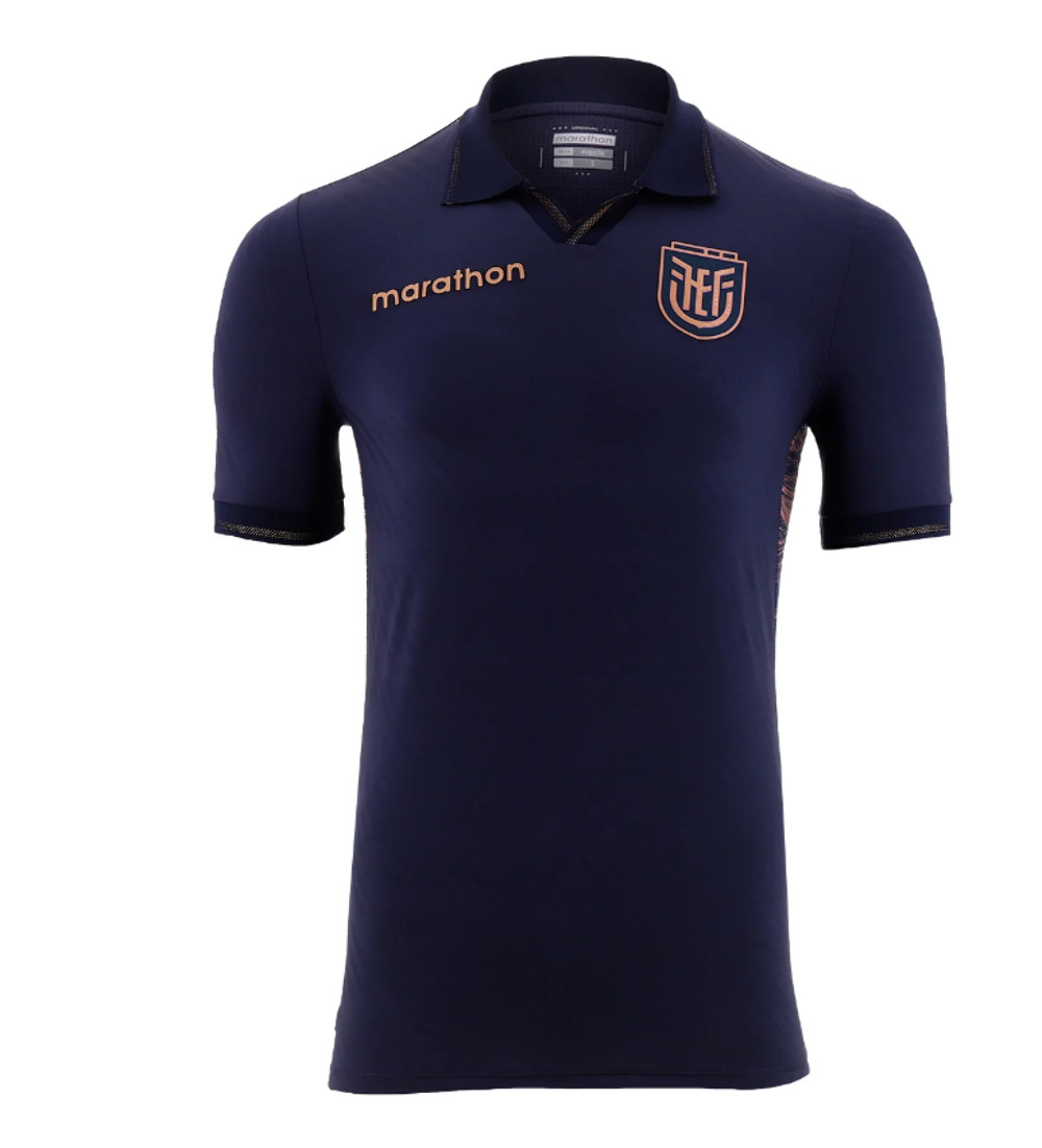 Marathon Ecuador 2026 Authentic Away Jersey - Black/White/Sky Blue