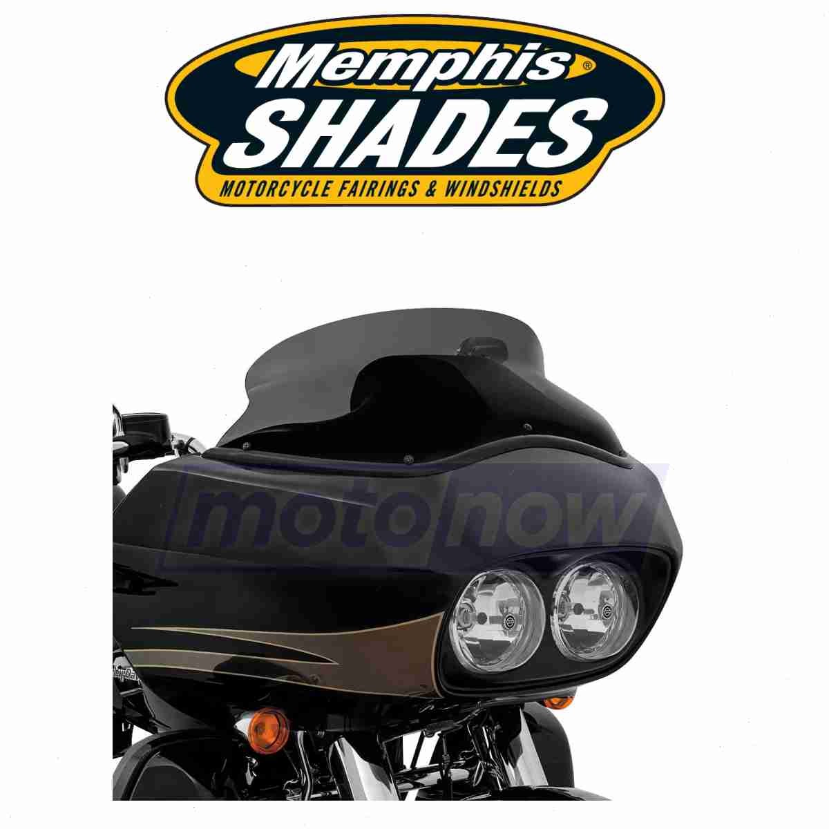 Memphis Shades Spoiler Windshield for 2011-2013 Harley Davidson FLTRU Road rb