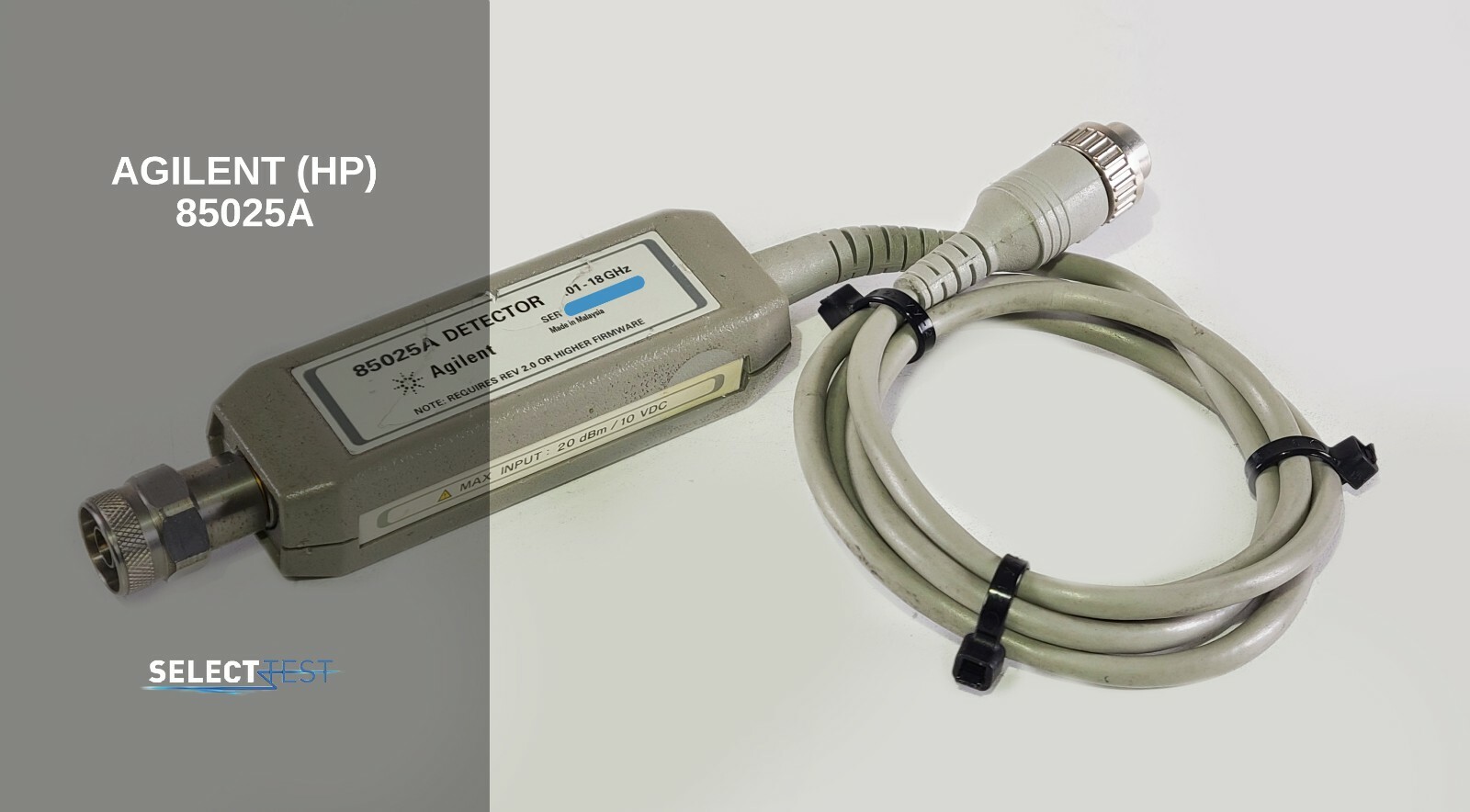 AGILENT (HP) 85025A 0.01-18GHz DETECTOR FOR 8757D NETWORK ANALYZERS (REF.: 179G)