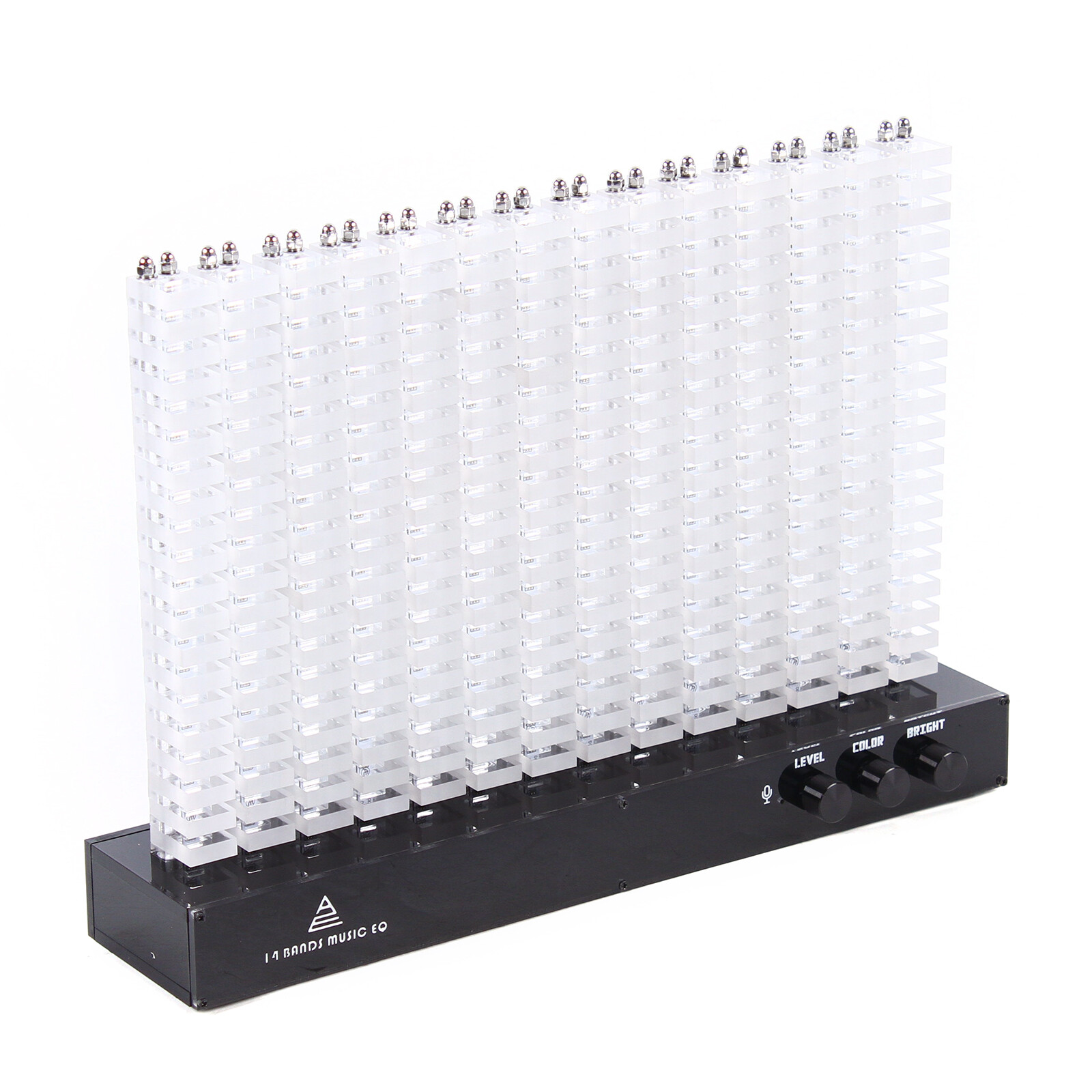 Acrylic 14-Segment Spectrum Analyzer Led Rhythm Light Music Spectrum Light 110V