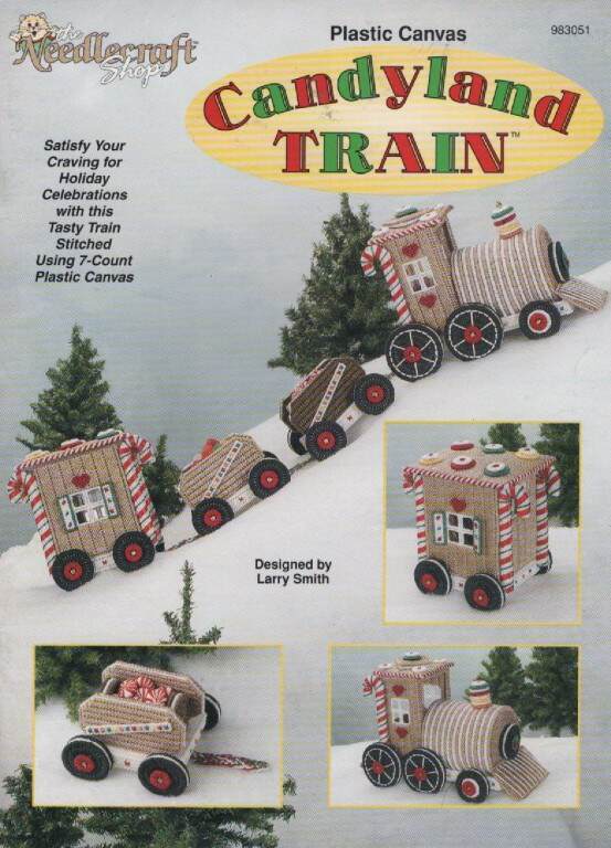 OOP!!! PLASTIC CANVAS CANDYLAND TRAIN SUPER CUTE!!!