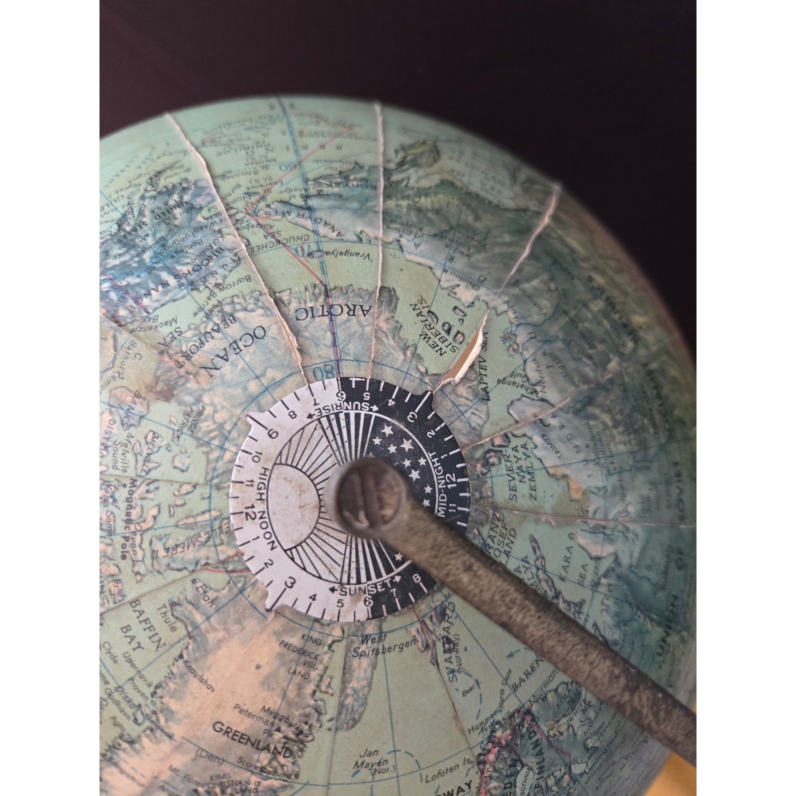 Vintage Replogle Illuminated World Globe