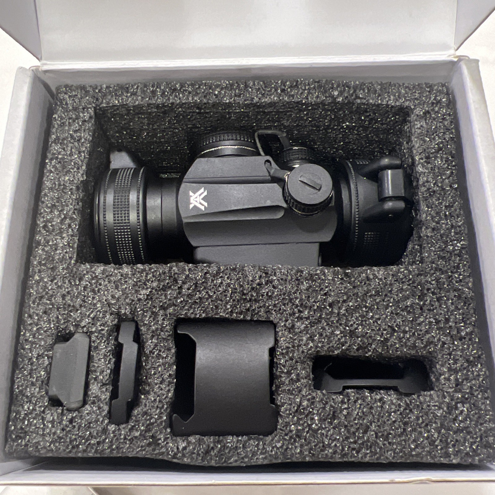 Vortex SPARC II Red Dot Sight Scope Multi Height Mounts Manual & Battery OpenBox