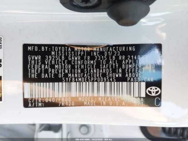 COROLLA 2023 Glove Box 4933069