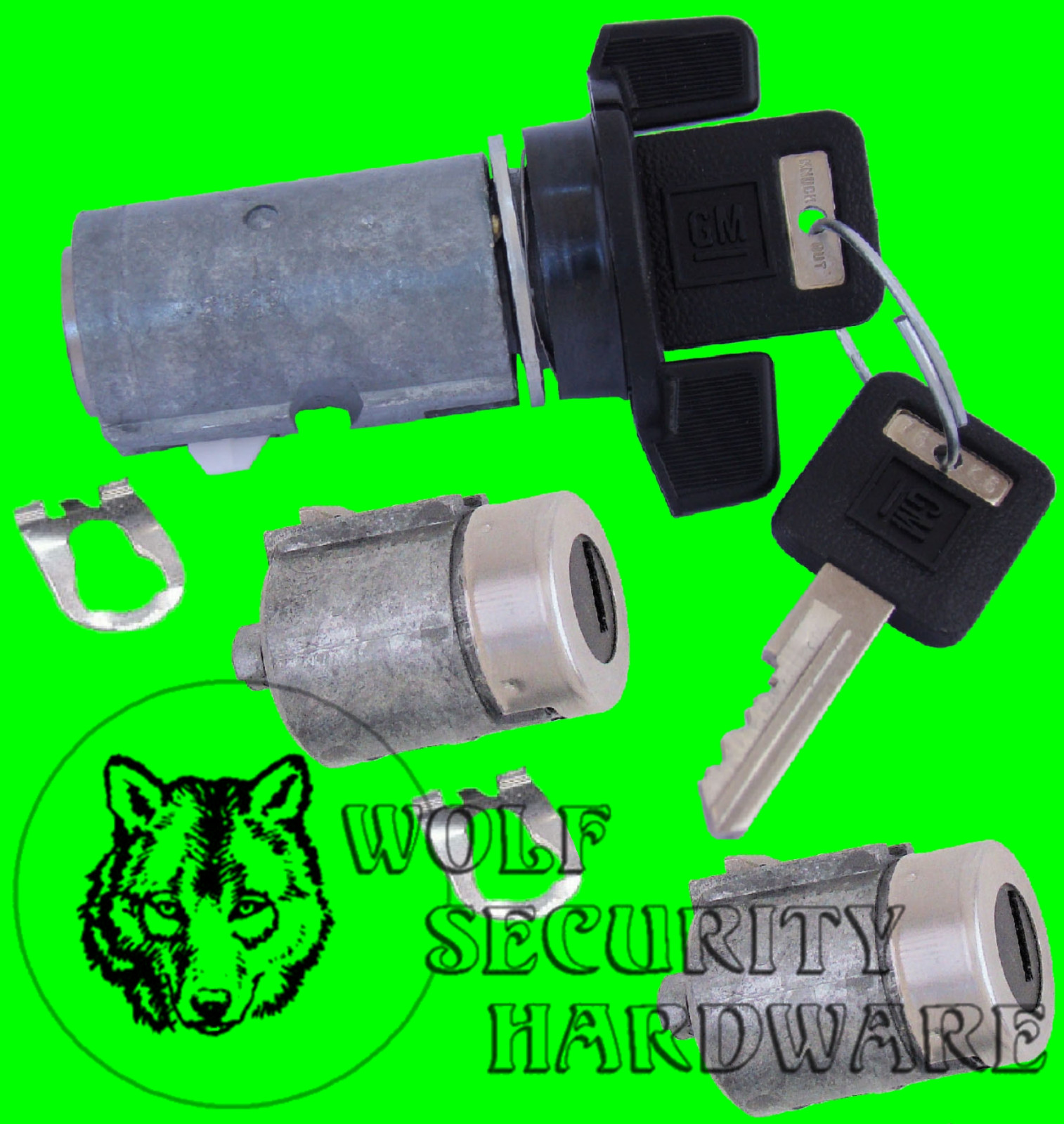 Chevy GMC C K Pickup 88-94 OEM Ignition Switch Cylinder & Door Lock Set 2 Keys
