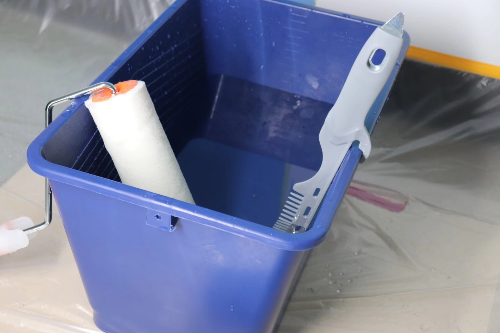 Paint Cleaner Stirrer Can Opener Bucket Roller Scraper Brush Multi-functional