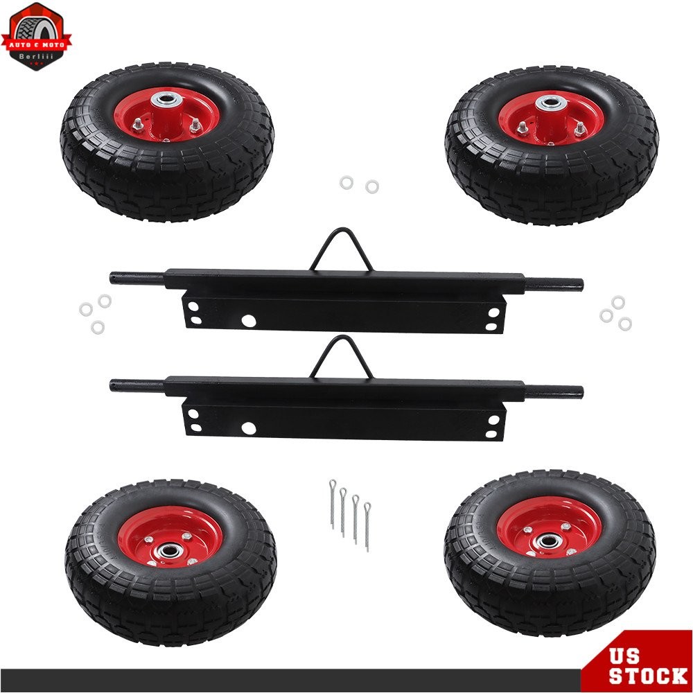 All Terrain Wheel Kit Solid Never Flat Tires Fit For Honda EU3000is Generator