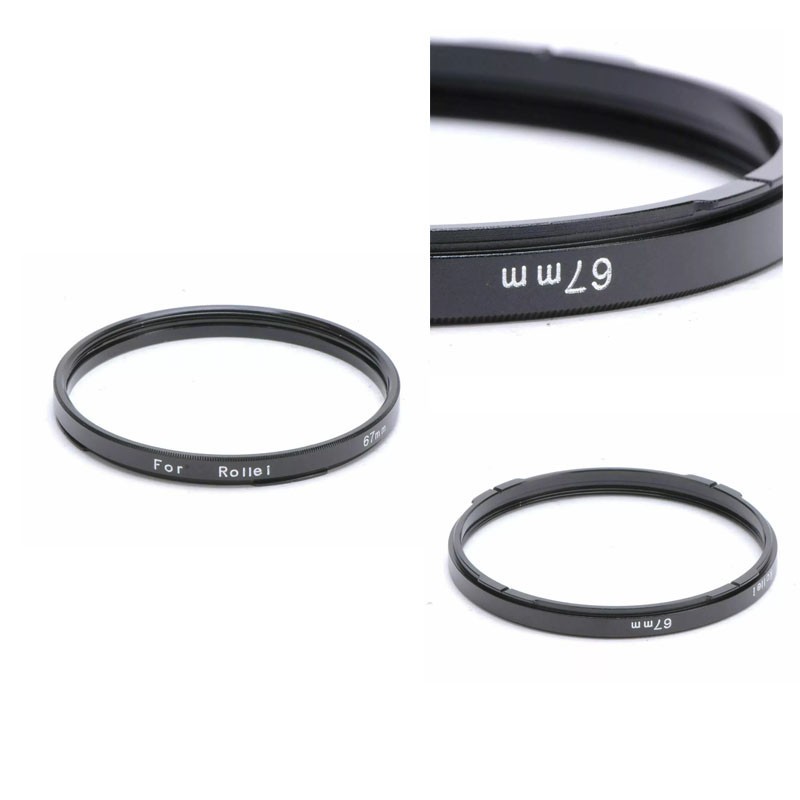 Adapter Ring For Rollei Rolleiflex Lens Bay VI Filter To 67mm Screw Thread HOT