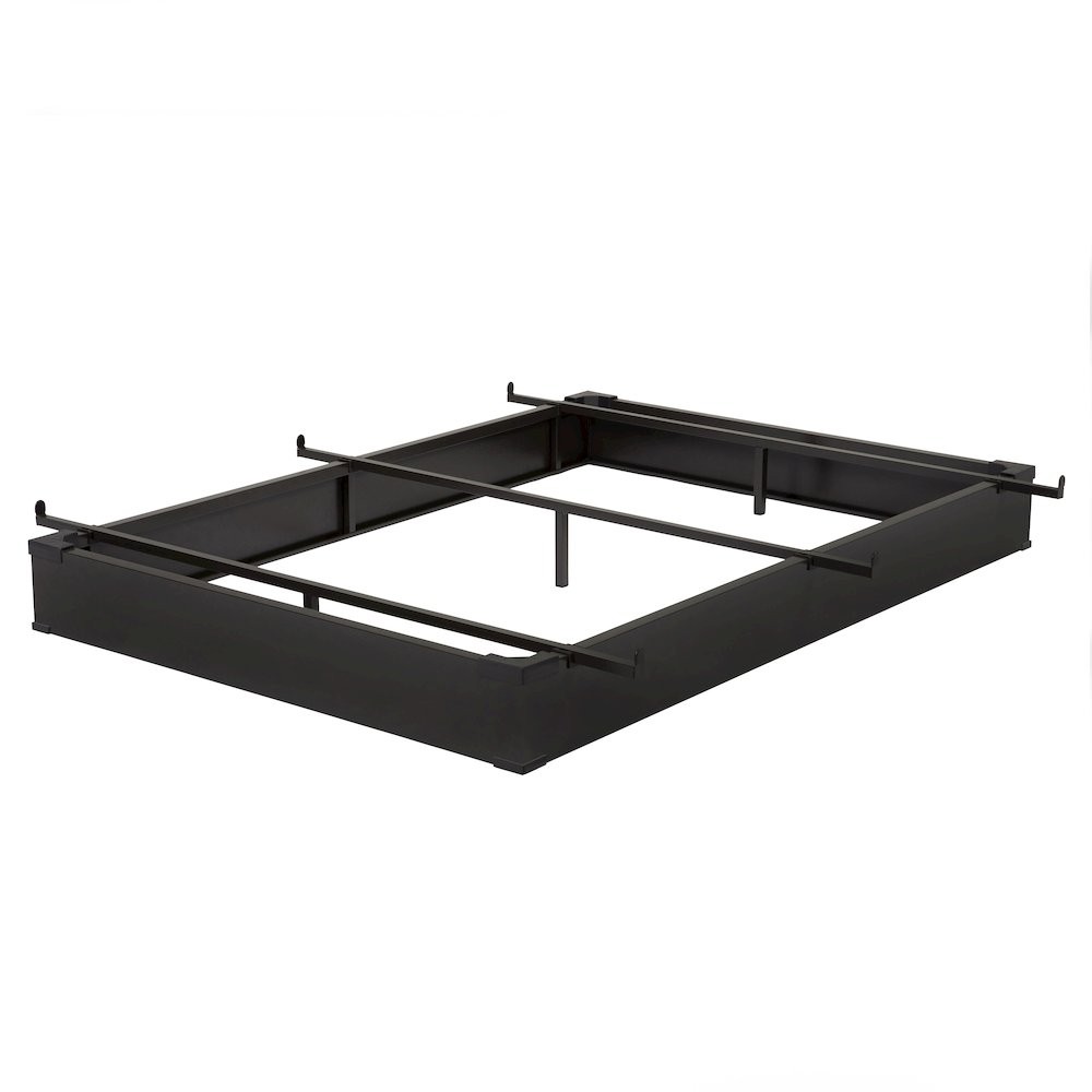 10" Metal Base Twin Black