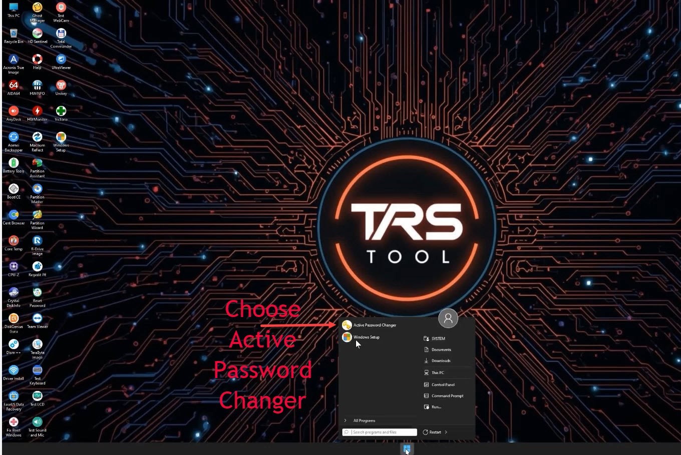 PC Repair Toolkit USB 2026 – User Account Tools