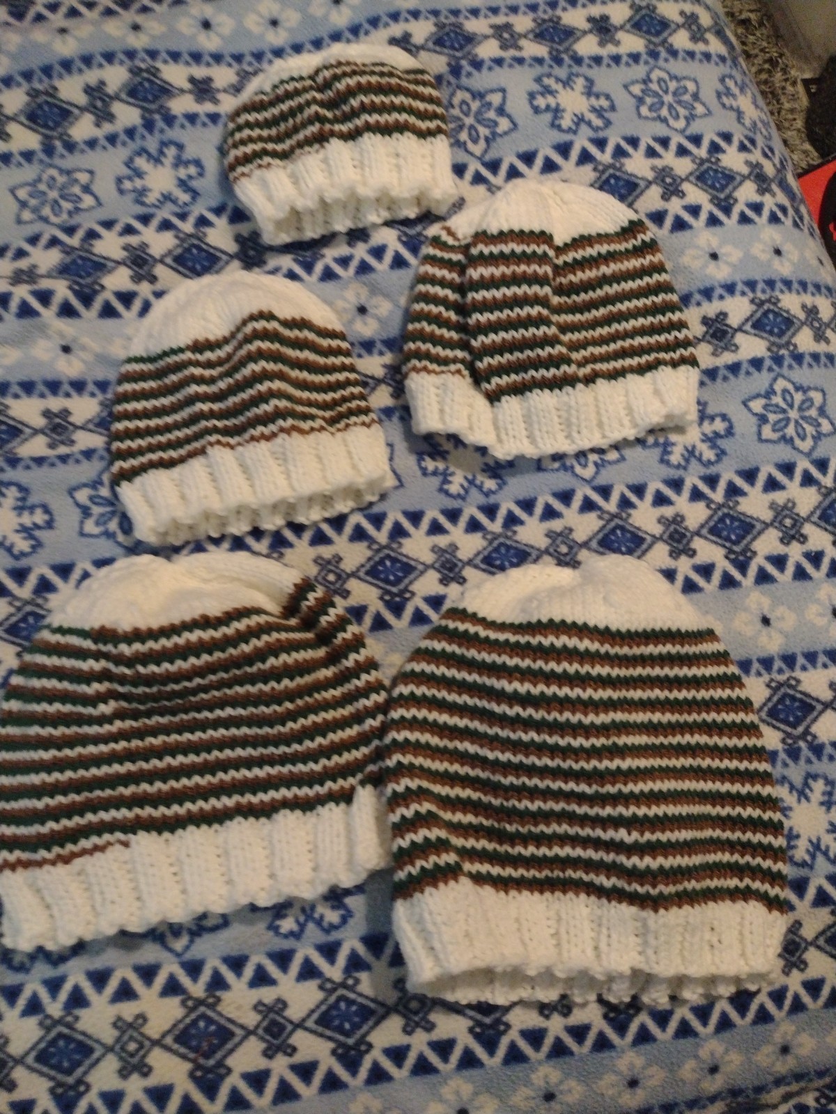 Family of Knitted Hats Handmade Beanie Hat