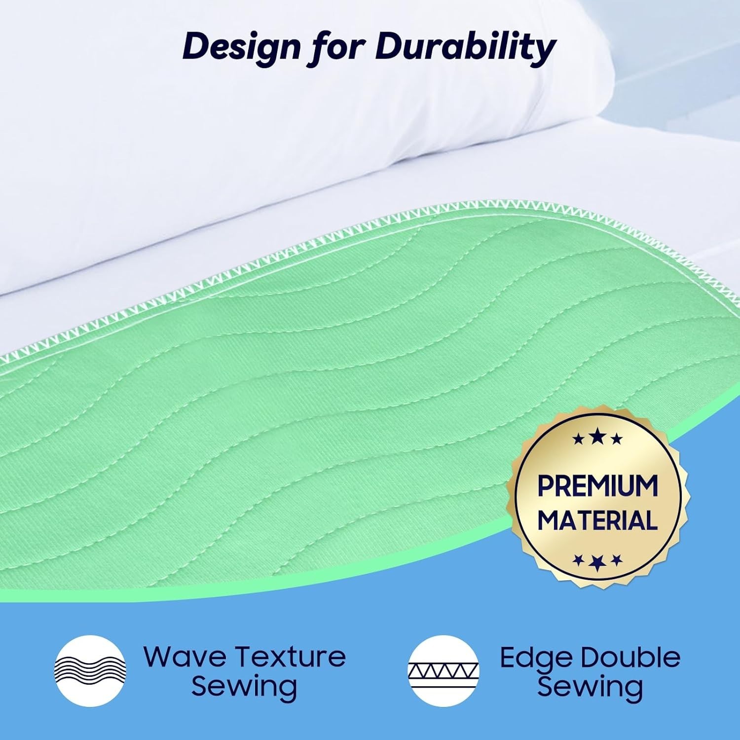 Waterproof Nursing Pads 6 Pack - Extra Heavy Absorbency