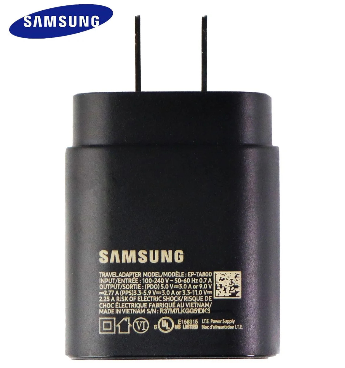 Genuine Samsung Super Fast Charger 25W Type C Wall Plug EP-TA800 Note 10 S20 5G