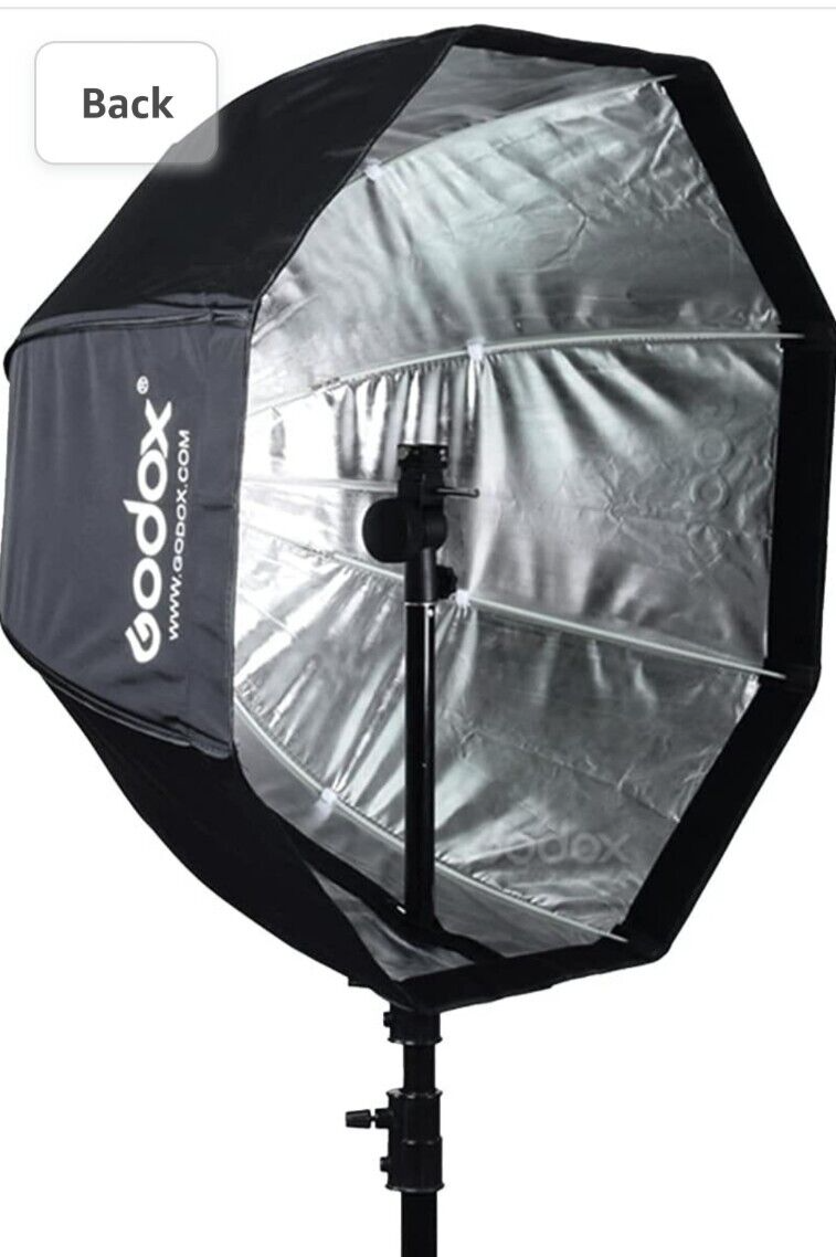Godox Portable 95cm Octagon Umbrella Softbox ~ For Studio Flash Speedlight