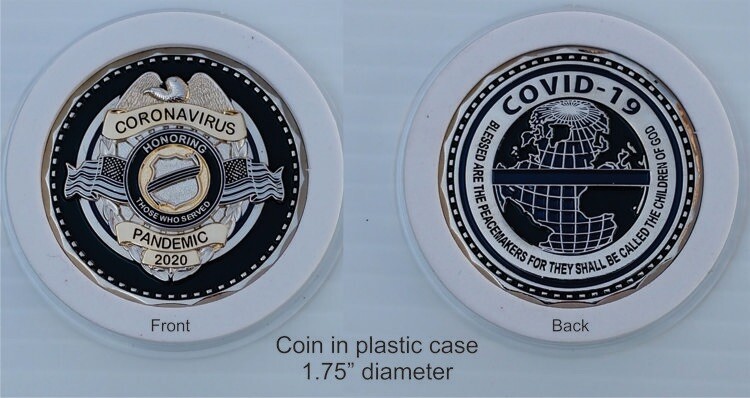 POLICE CORONA 2020 CHALLENGE COIN LTD EDITION