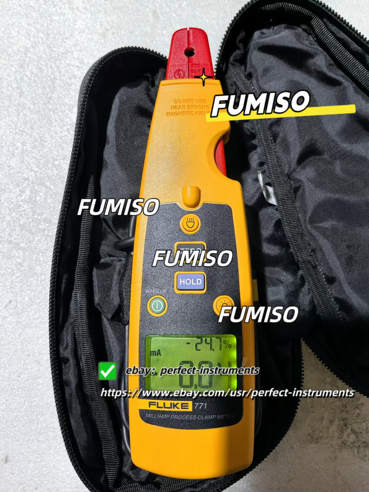 Fluke 771 mA MilliAmp Process Clamp Meter Calibrator#per