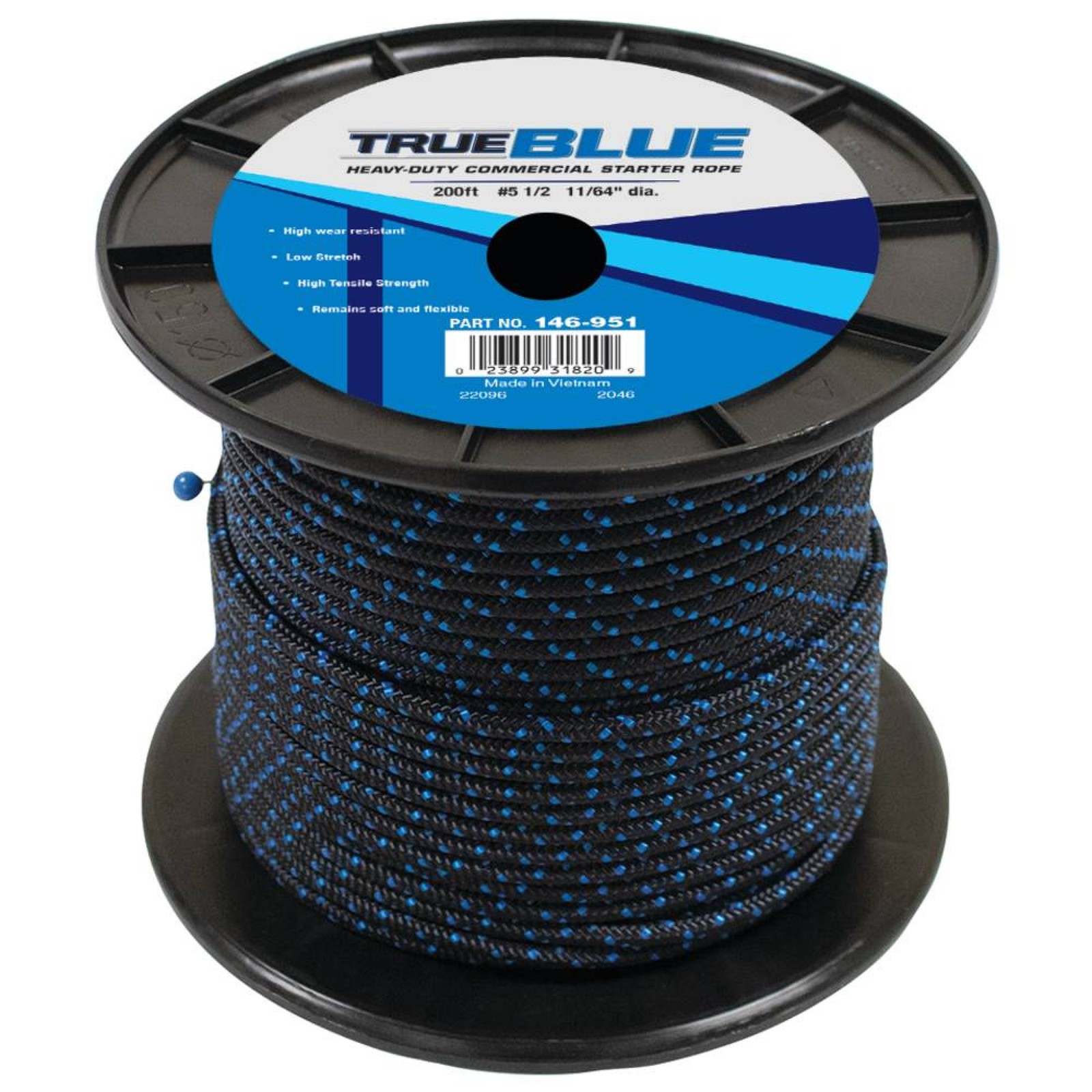 Starter Rope For Honda 08555-ZG921-11 11/64" Diameter Lawn Mowers; 146-951