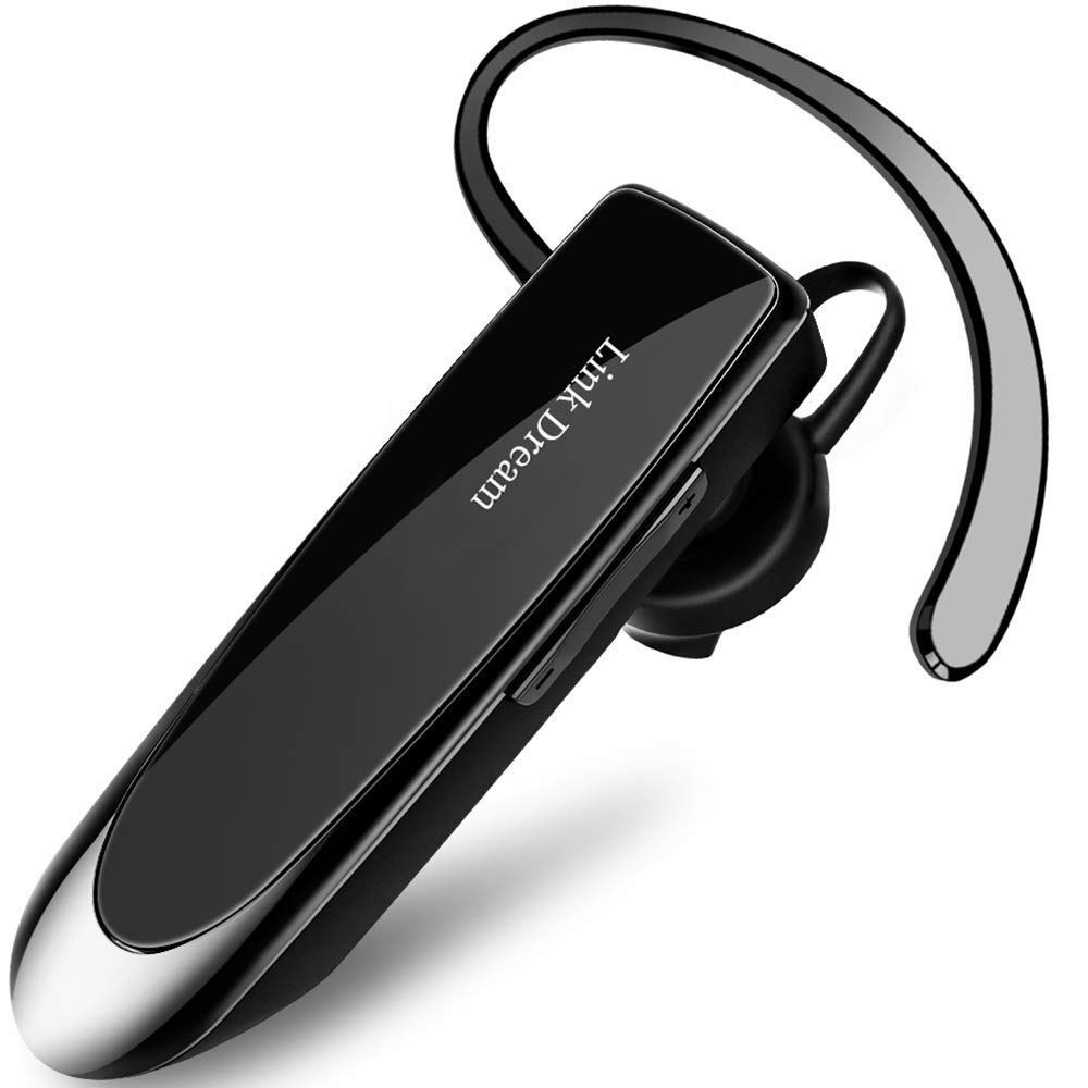 Link Dream Bluetooth Earpiece for Cell Phones Wireless V5.0 Hands Free BLACK