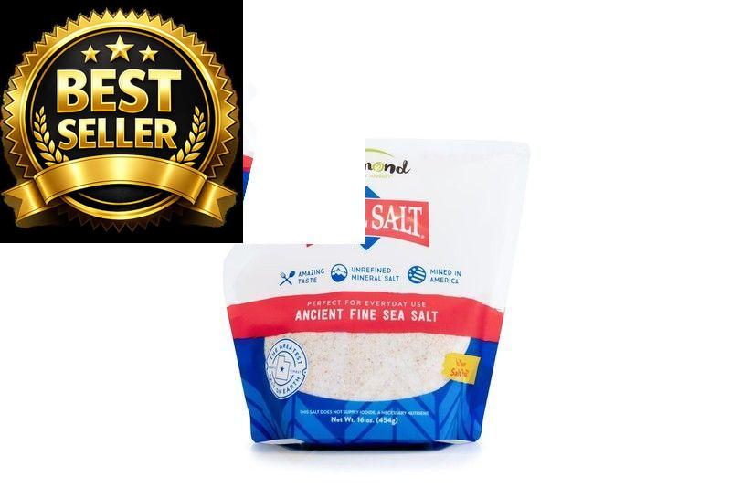 Redmond Real Salt - Ancient Fine Sea Salt, 16 Ounce (Pack of 1), Mineral