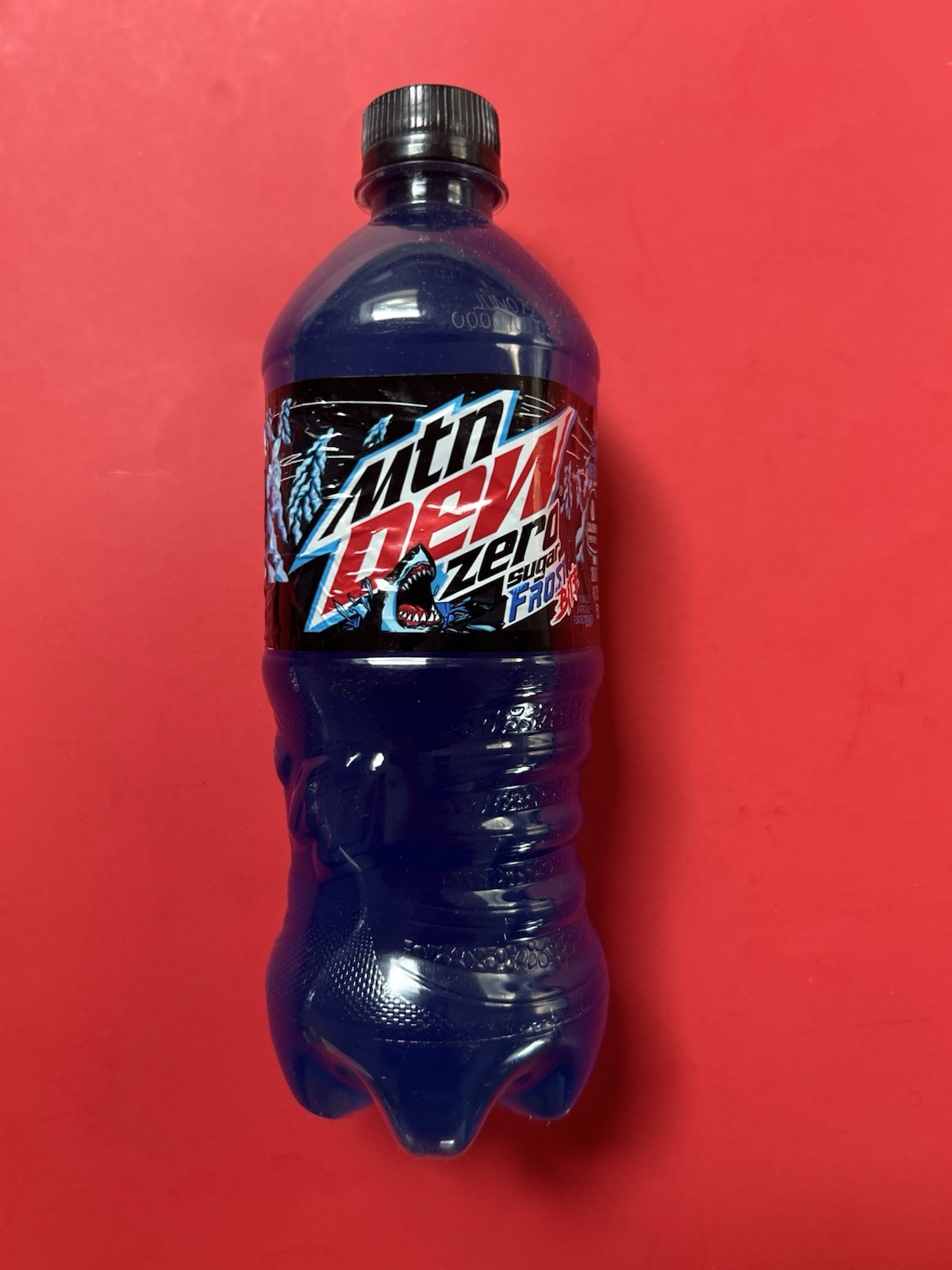 Rare HTF Mountain Dew FROST BITE ZERO SUGAR Full Unopened 20oz Bottle