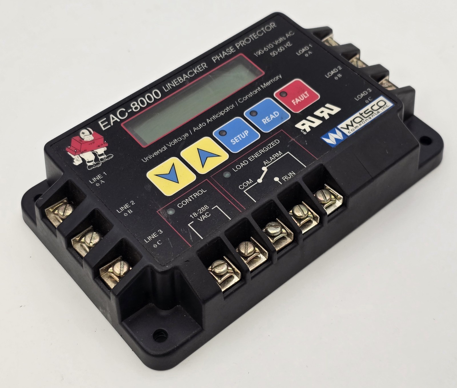 Watsco EAC-8000 Linebacker Phase Protector 190-610VAC 50/60Hz Digital Industrial