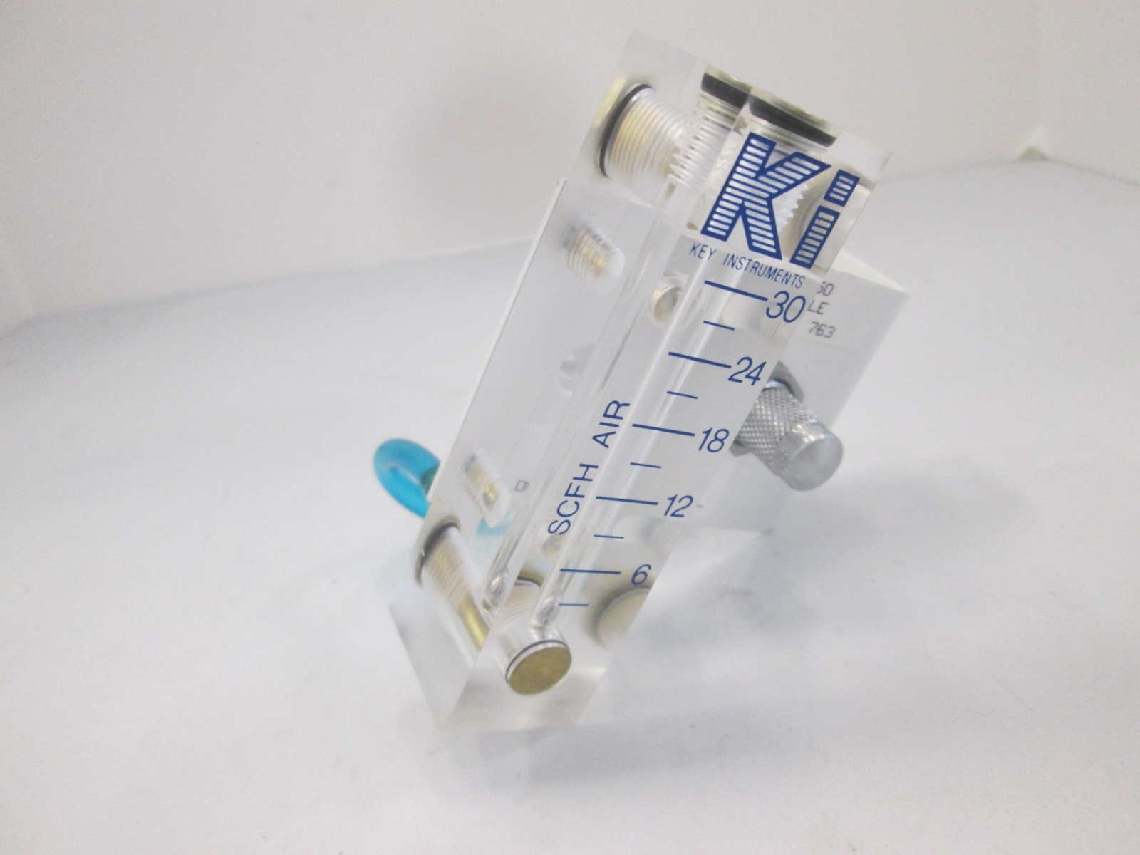 King Instruments, 0-30 SCFH Air, Flowmeter Assy, Used