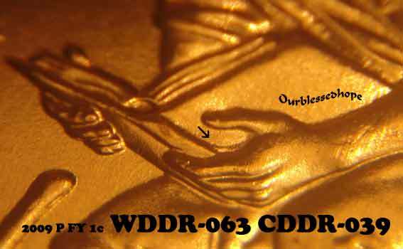 2009 P FY WDDR-063 Lincoln Cent Formative Years Doubled Die Reverse Error