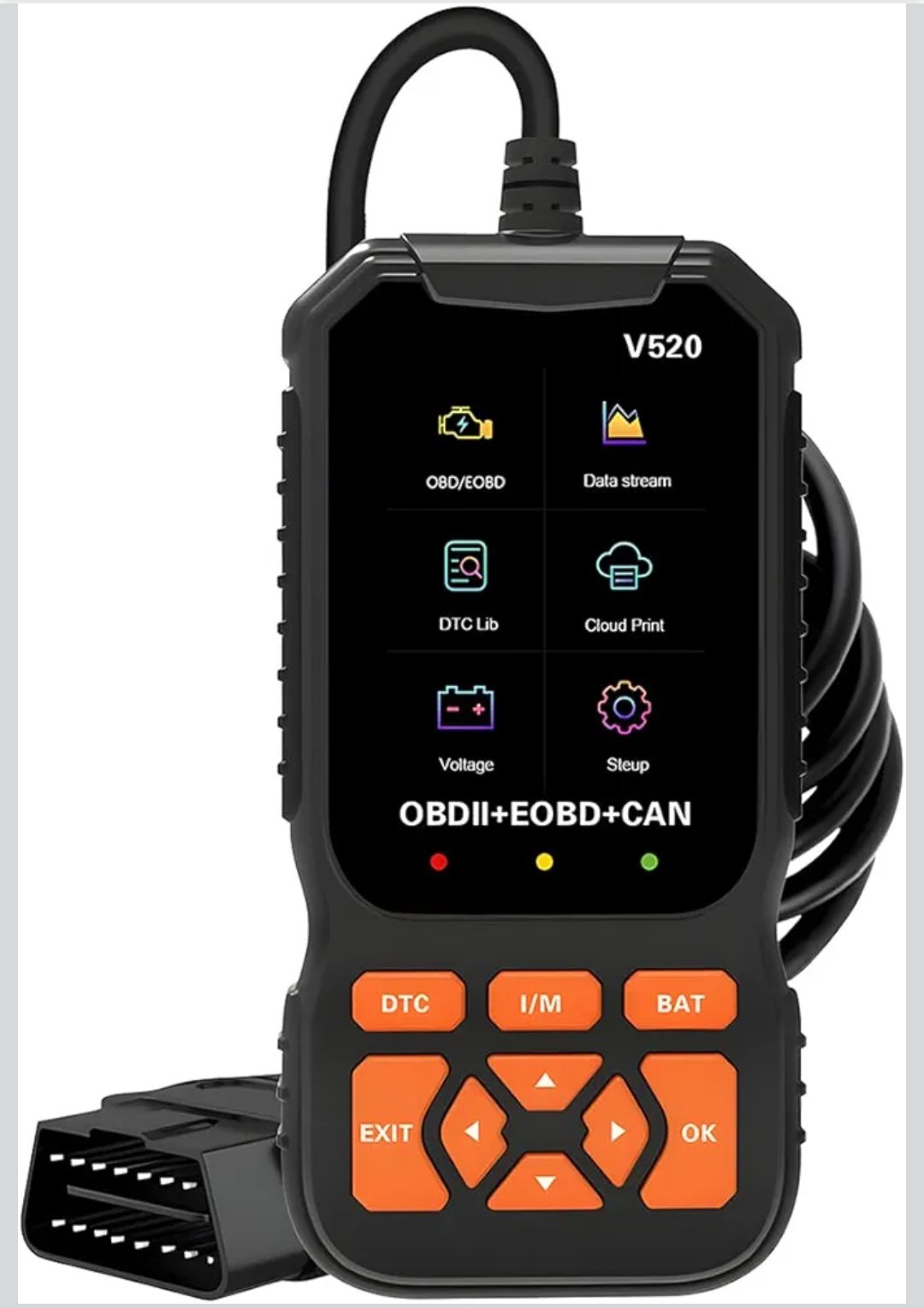 Professional OBD2 Car Scanner Diagnostic Tool, Enhanced V520 Vehicle