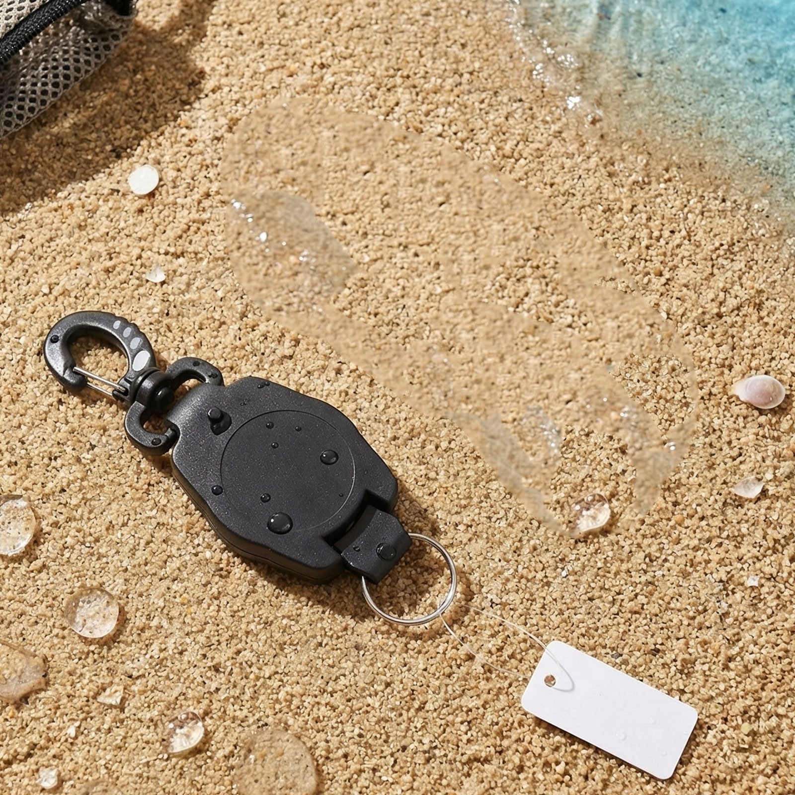 Retractable Dive Accessory with Clip for Easy Gear Management while Underwater