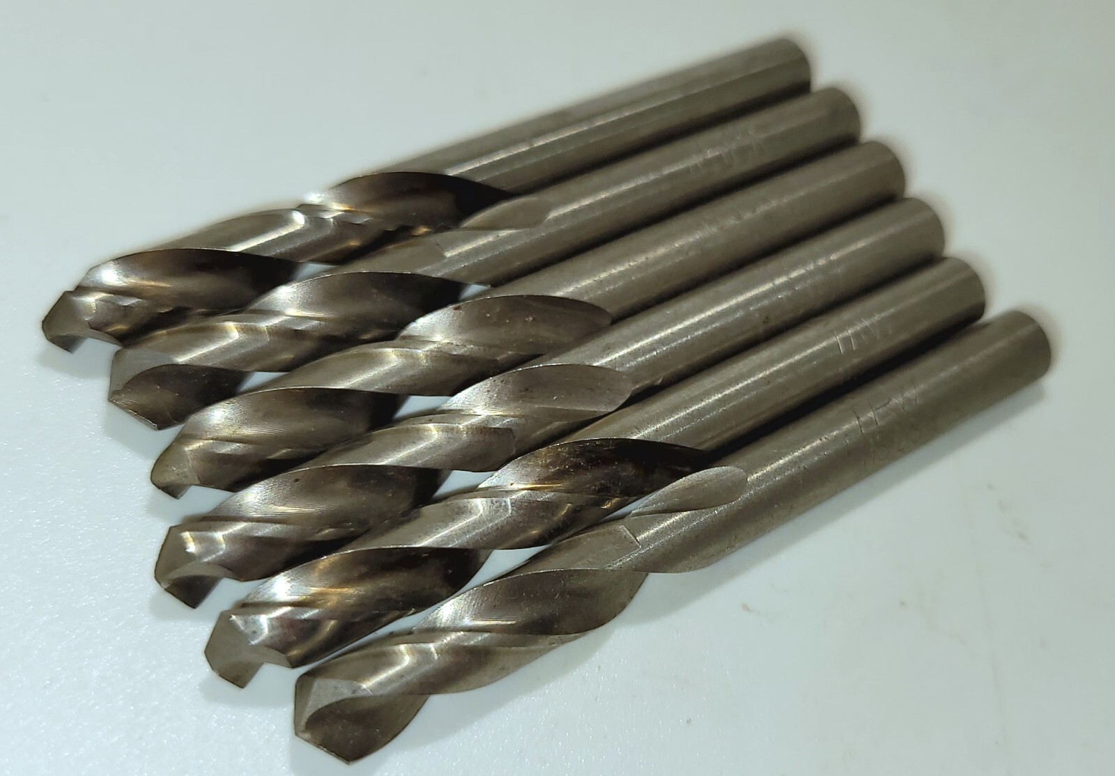15/64" Screw Machine Drill Bit 135° Split Pt Straight Shank Chicago USA 6 Pack