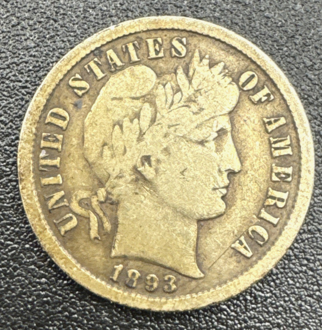 1893-S Barber Silver Dime
