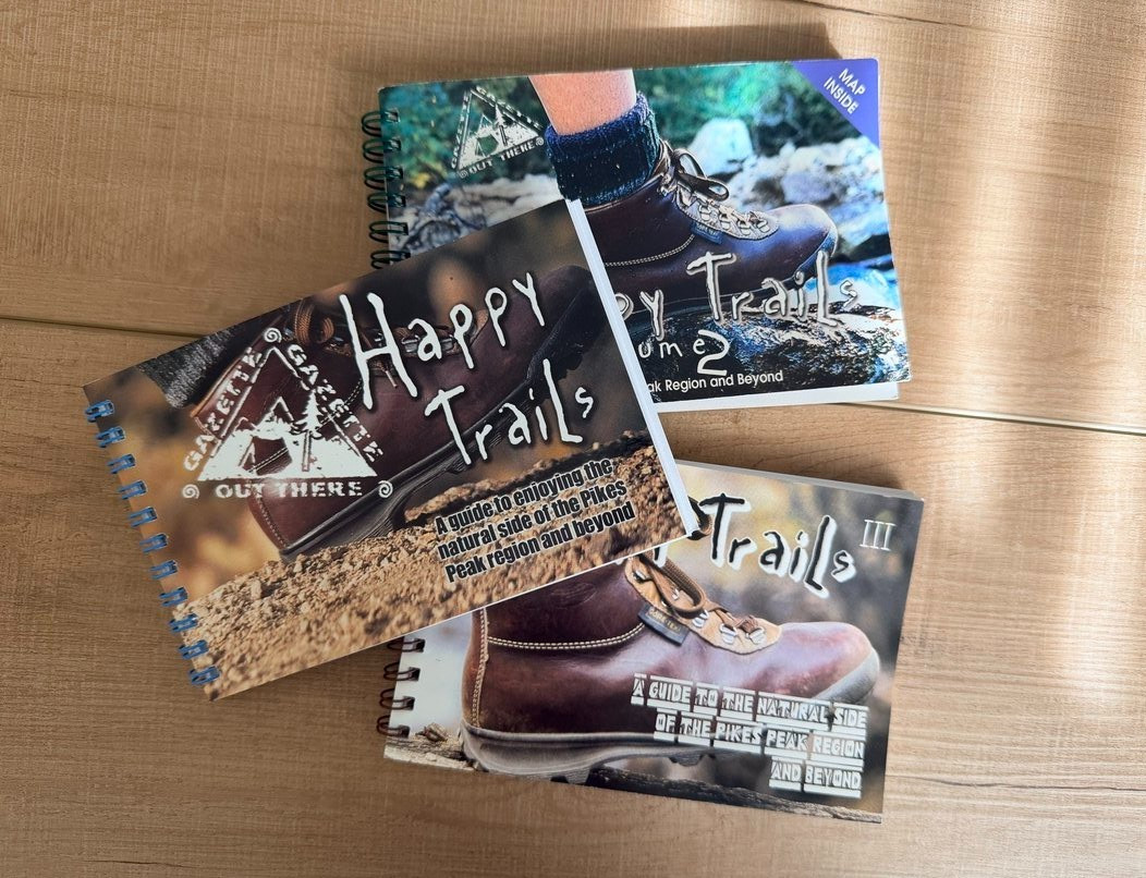 Pikes Peak Region Colorado Trail Map Set- Happy Trails -Set of 3 Maps
