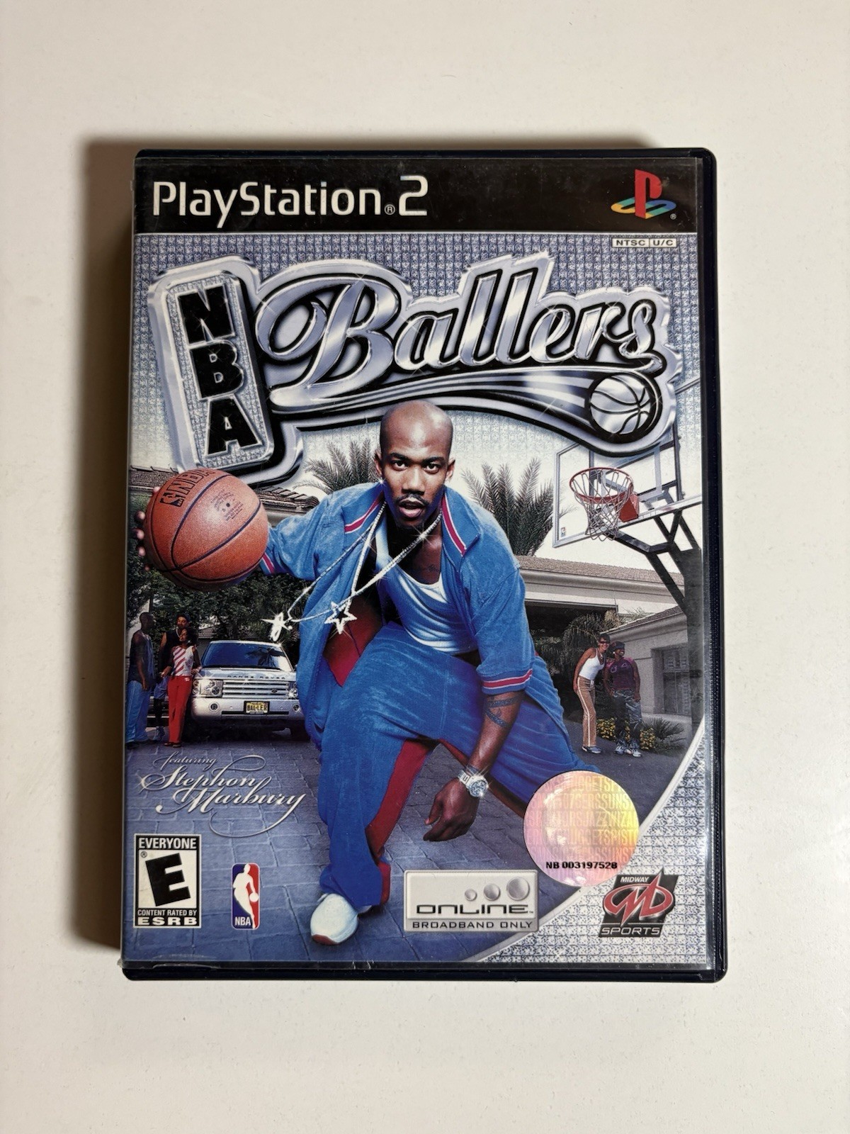 NBA Ballers (PS2, 2004) Case, Cover Artwork Only, No Manual, No Game