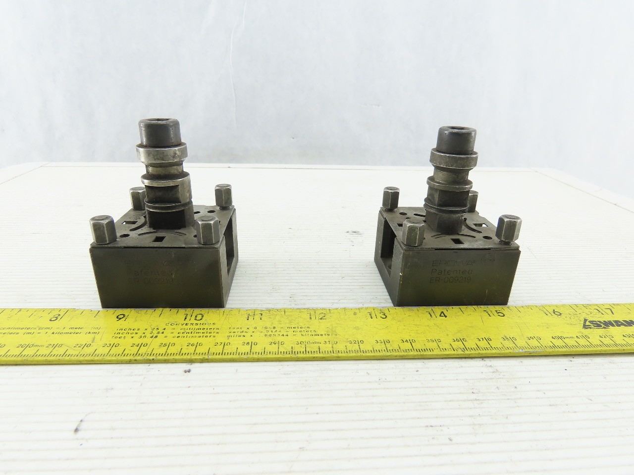 Erowa ER-009216 Brass Electrode Holder Adapter W/Spigot Lot of 2
