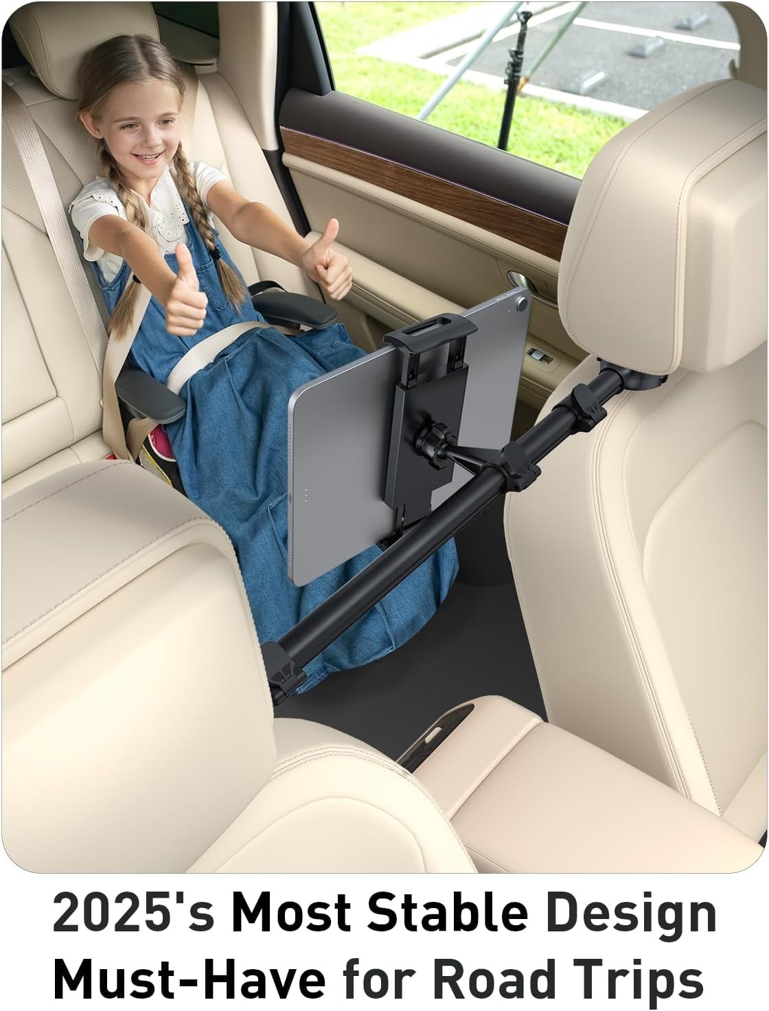 Car Road Trip Tablet Holder - Wide Device Compatibility