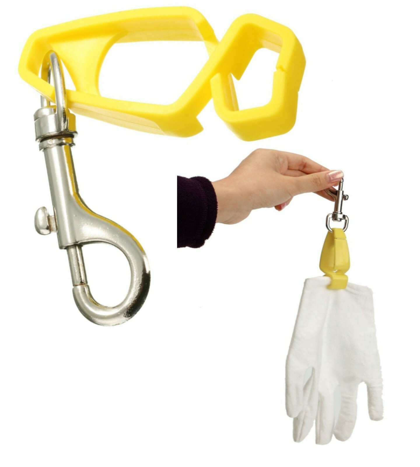 Glove Clip Holder Crabber Hook Catcher Safety Utility Clips Clamp Keeper-AT07